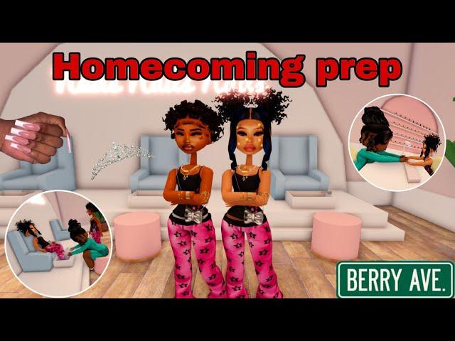 MY TEENS HOMECOMING PREP! * Hair, Nails, Freshman year* |Berry Ave Family Roleplay