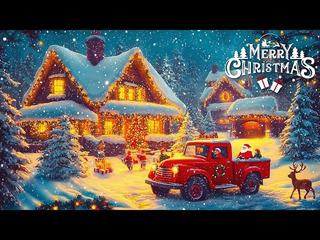 Snowy Christmas Ambience ️ Christmas Instrumental Music  Christmas Songs Playlist #2