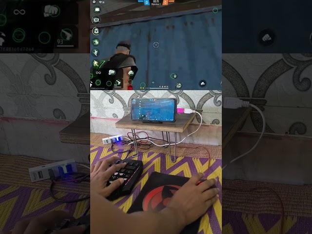 How to AGPF Gaming Play Free Fire with Keyboard & Mouse in Mobile | ⌨️  Gameplay with Handcam