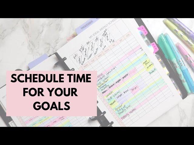 How To Create Your Ideal Weekly Schedule | Timeblocking & Focus Days