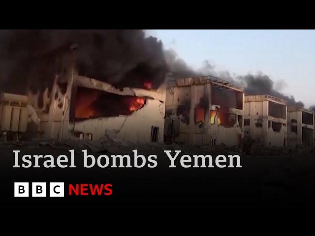 Netanyahu:  bomb attacks on Yemen are “just the beginning” | BBC News