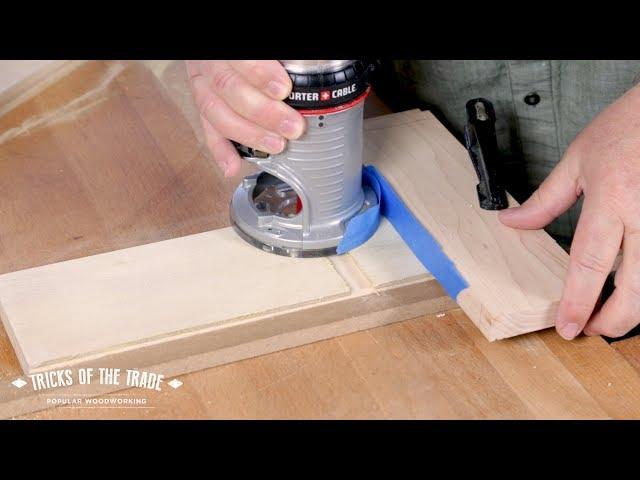 Blue Tape Router Trick | Tricks of the Trade