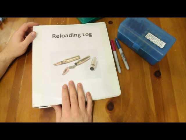 Reloading Log Book Quick Tip