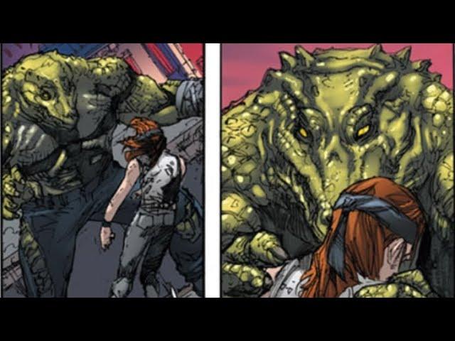 Killer Croc saves a man from ending his own life