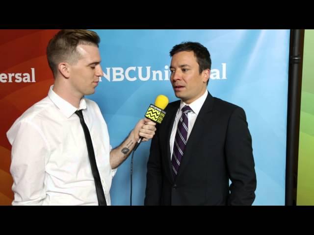 Jimmy Fallon from The Tonight Show @ NBC Red Carpet | AfterBuzz TV Interview