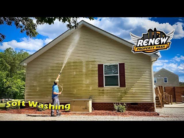 Renew the look of your home or Property by soft washing it!