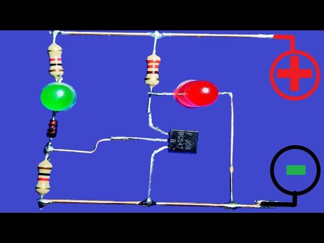 3.7v Lithium Battery Charge Low & Full Indicator Circuit