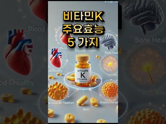 비타민K 효능 5가지               #비타민K