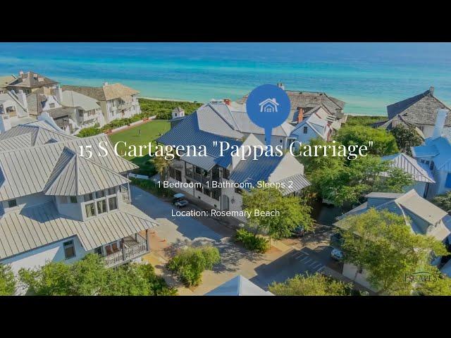 30A Florida Rosemary Beach Vacation Rental 15 S Cartagena "Pappas Carriage"