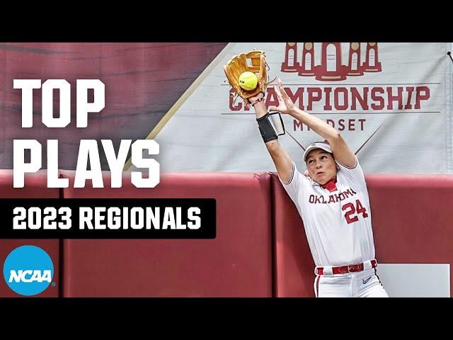 Top defensive plays from 2023 NCAA softball regionals