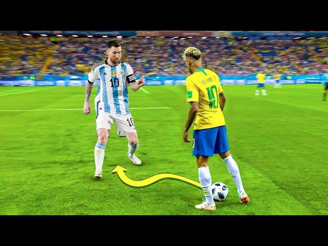 When Neymar tried to FACE Messi