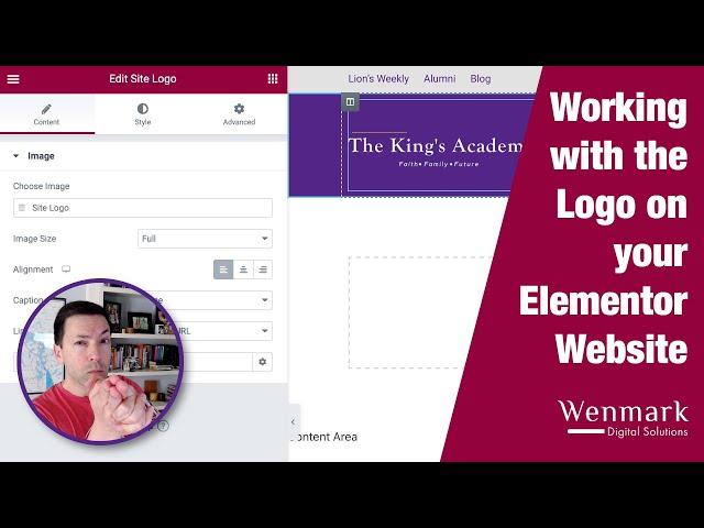 Working with the Logo on your Elementor Website