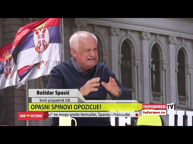 INFO JUTRO - Opasni spinovi opozicije, svi oni dobijaju novac za to