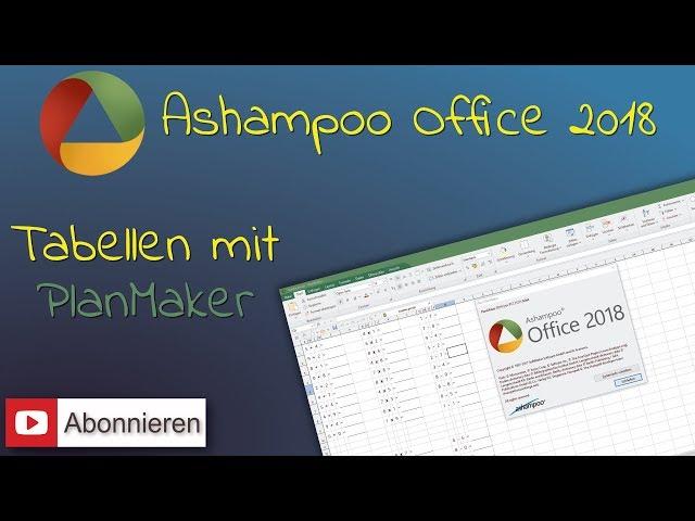 Ashampoo® Office 2018: PlanMaker