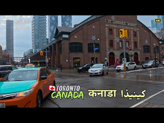 Toronto’s St. Lawrence Market – Snowy Winter Walk Downtown Toronto