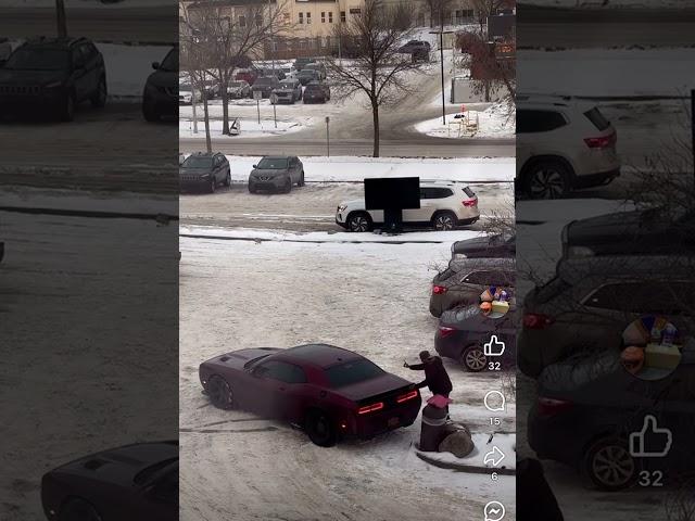 Canadian Muscle: Dodge Hellcat vs. Tim Hortons Skating Rink (Guess Who Won?)