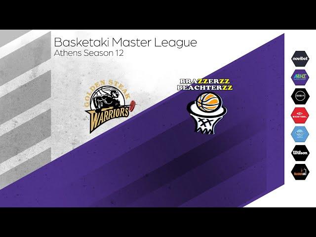 Basketaki The League - Golden Steak Warriors Vs Brazzerzz Beachterzz (18/10/2024)