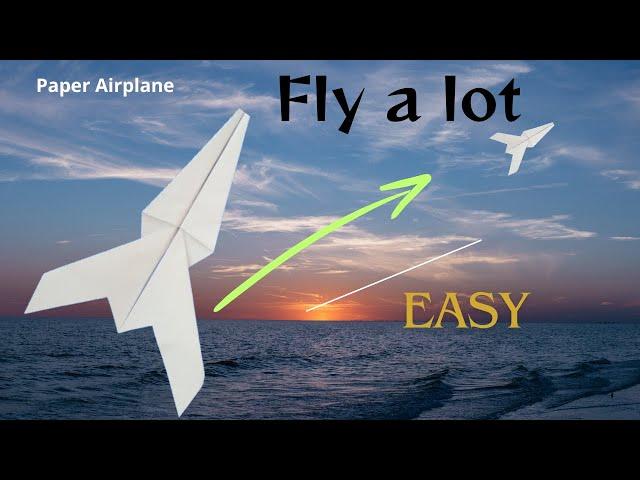 How to Make Many Paper Airplanes Fly late into the night - airplane origami #papercraft #origami