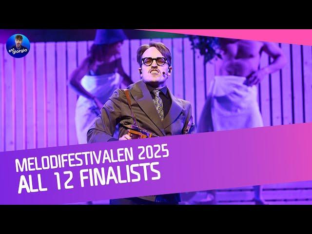  Melodifestivalen 2025: All 12 Finalists