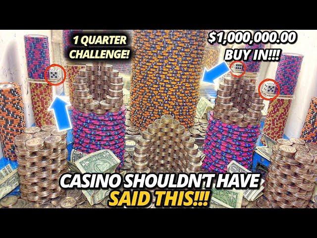 CASINO WASN’T EXPECTING THIS TO HAPPEN! 1 Quarter Challenge, HIGH RISK COIN PUSHER! (MEGA JACKPOT)