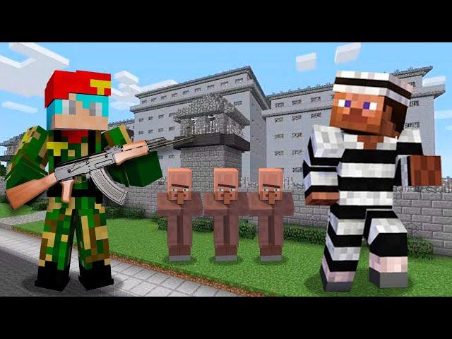 КТО ПОСАДИЛ ЭТИХ СОЛДАТ В ТЮРЬМУ В МАЙНКРАФТ ! Алексбой Minecraft