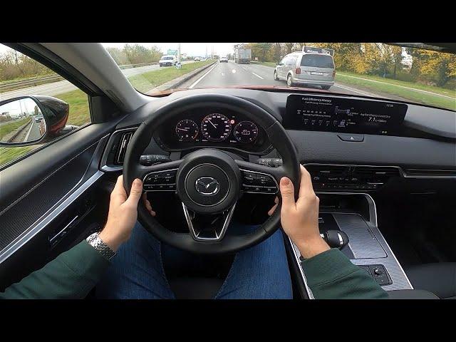 2023 Mazda CX-60 [3.3L Inline6, 254 hp]  POV Test drive [Personal experience | engine sound] CARiNIK