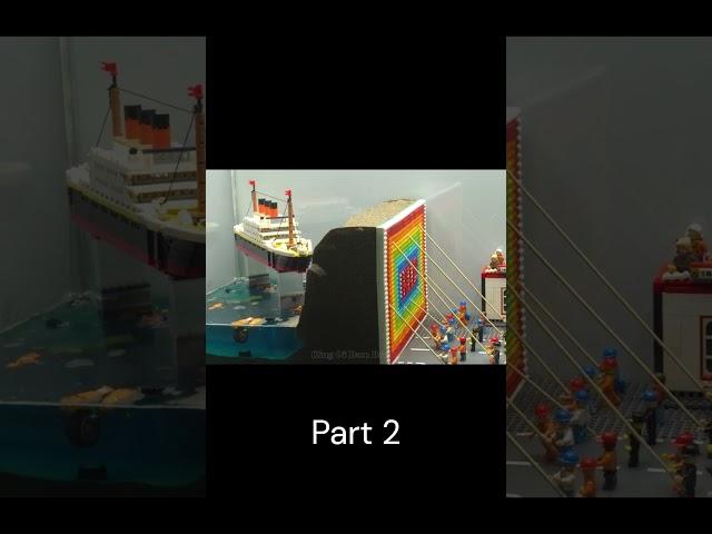 Lego People Against Tsunami & Danger of Dam Break Part 2 #recommended #trending  #lego