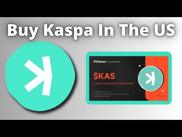 How To Buy Kaspa In The US (Pionex Exchange)