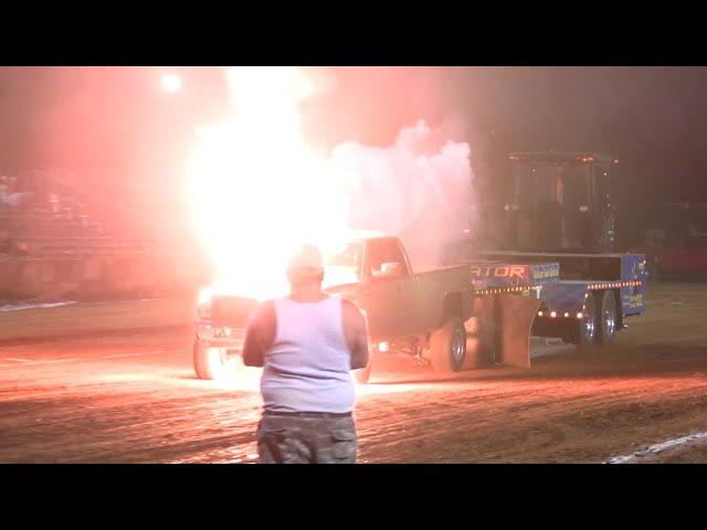 Wild Boosted Action Street Diesel 4x4 Truck Pull Winchester Power Pulls 2024