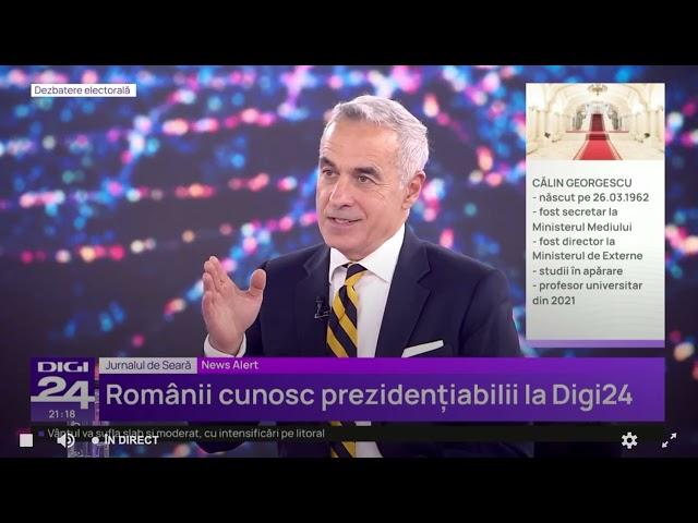 #CG11 la DIGI24: „Securitatea se face prin cooperare!” - Călin Georgescu (13.11.20240