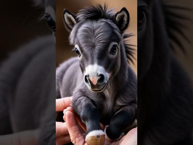 Tiny Hooves, Big Heart: Meet the Cutest Baby Horse Ever!#BabyHorse  #HorseLovers #CuteAnimals