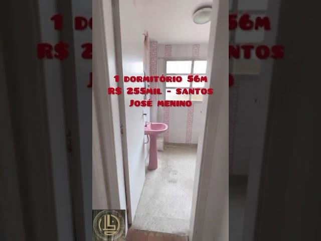 OPORTUNIDADE À VENDA - 1 DORMITÓRIO - 56M² - JOSÉ MENINO - SANTOS/SP