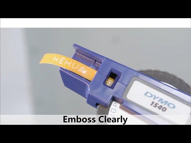 What is 3D Embossing Labels? And how to use Dymo 1540 Label Maker