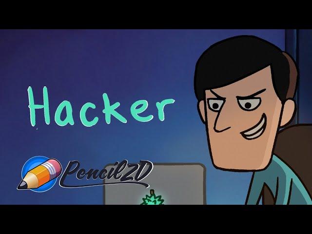 Hacker | Cartoon | Pencil2D Animation