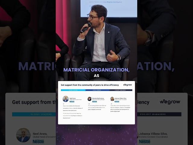 Nestlé´s Testimonial - How did using and sharing best practices transform after implementing Wegrow?