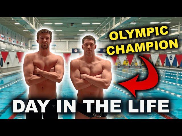 Day in the Life Training with Olympians at the US Olympic Center with Ryan Murphy and Dave Durden