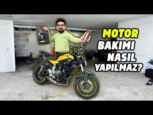 MOTOR BAKIMI - BU BENZİN NEREDEN GELİYOR ? - MT 07