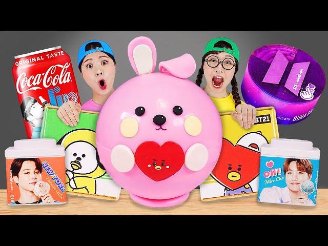 BTS BT21 Dessert Mukbang 방탄소년단 음식 먹방 DONA 도나