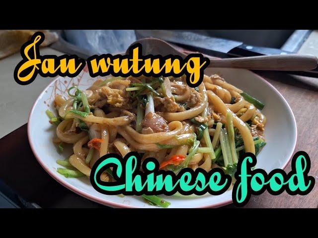 MIE UDON GORENG || JAU WUTUNG CHINESE FOOD