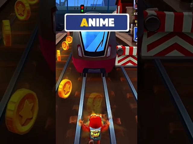 Anime X Subway Surf.       #Anime #Game #Music #Video #AGMV #Trend