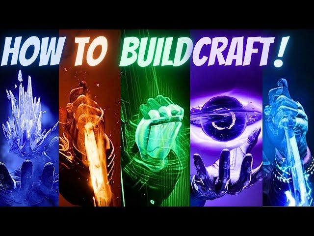 How To Buildcraft In Destiny 2