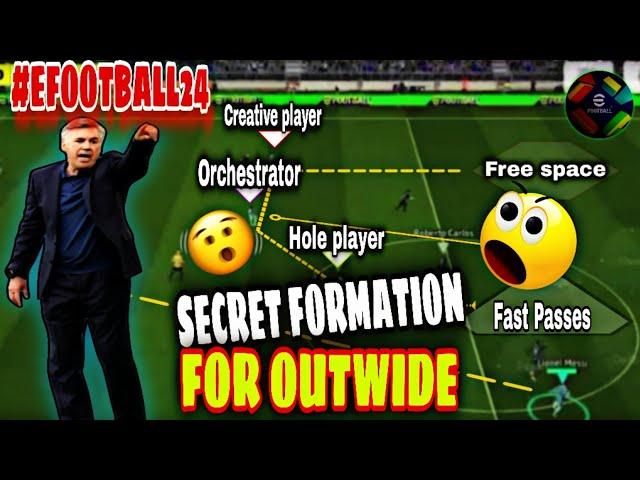 Secret Formation_For Outwide-More Attack and Defense #efootball