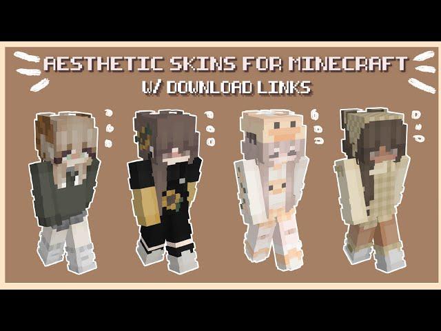 aesthetic minecraft skins for girls  w/ download links