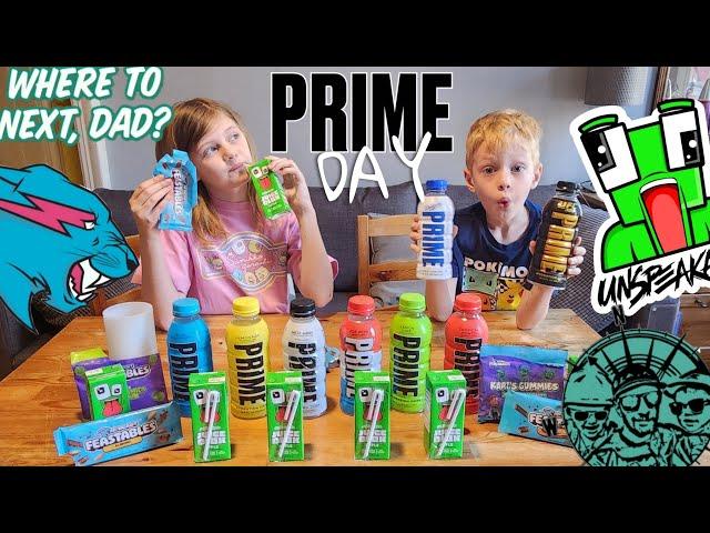 New Rare Prime Hydration Review Mr Beast Feastables Karl Gummies Unspeakable JuiceBlox Crocks Charms