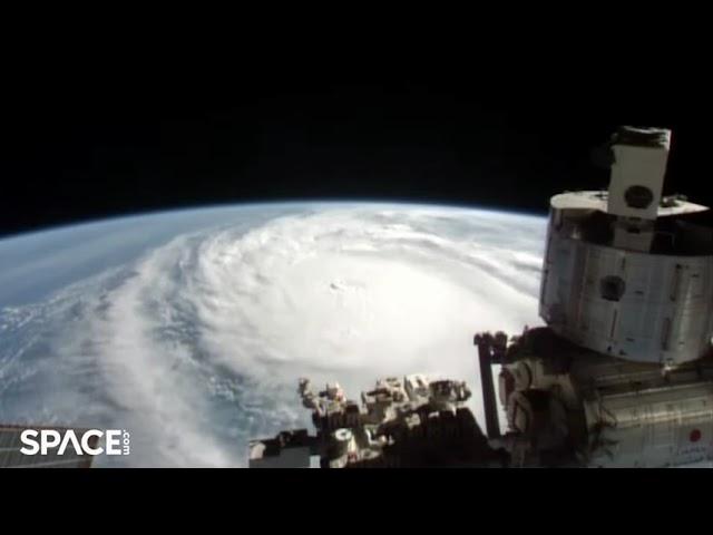 Hurricane Milton seen from space station on Oct. 8 in time-lapse