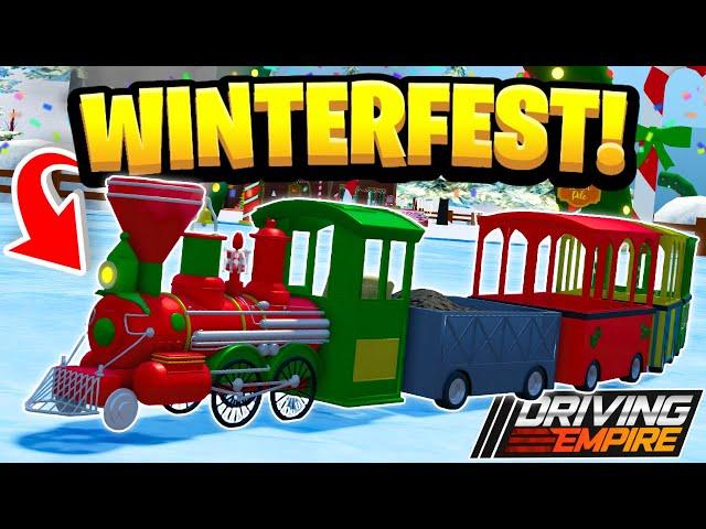 NEW Winterfest EVENT & Update In Driving Empire!