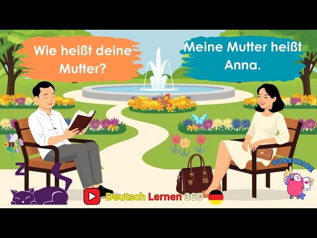 Deutsch lernen  A1 | 100 Wichtige Fragen und Antworten auf Deutsch für Anfänger A1  | Perfekt A1