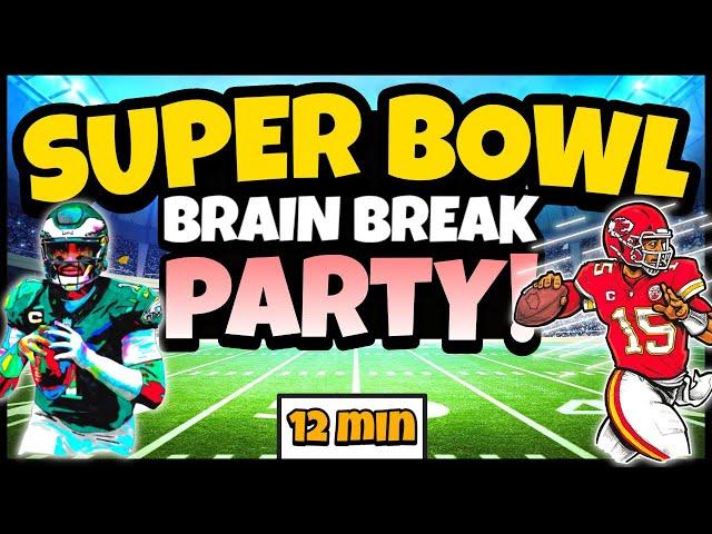 Super Bowl Brain Break Party | Football Chase & Freeze Dance | Just Dance