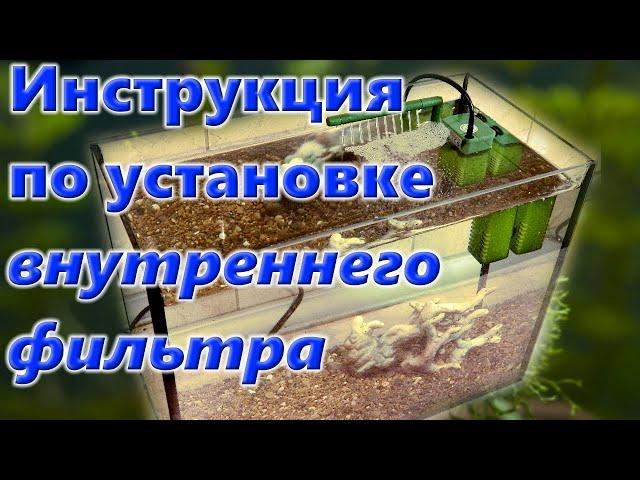 Как установить внутренний фильтр в аквариум? Самая полная инструкция по установке.