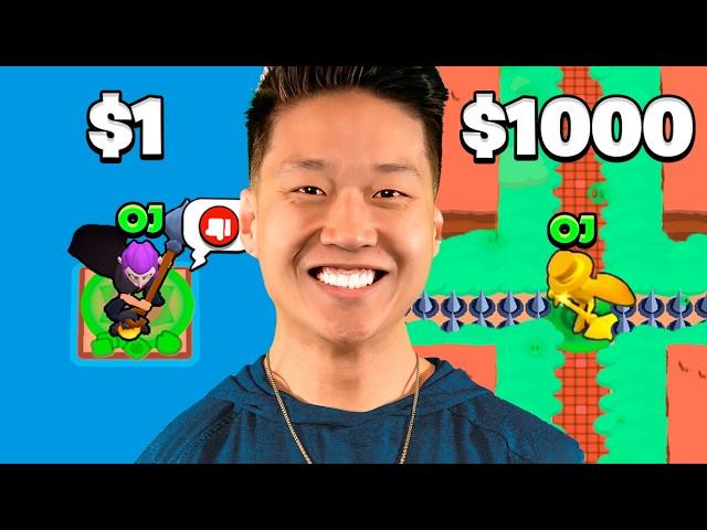 $1 VS $1000 MAP MAKER IN BRAWL STARS!